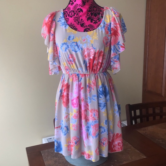 Margo & Sebastian chiffon dress - Picture 1 of 5